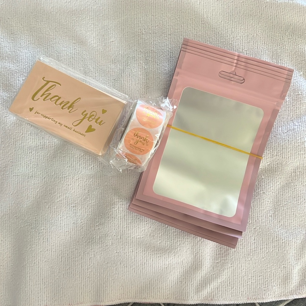 Thank You Cards / Sticker / Pouches